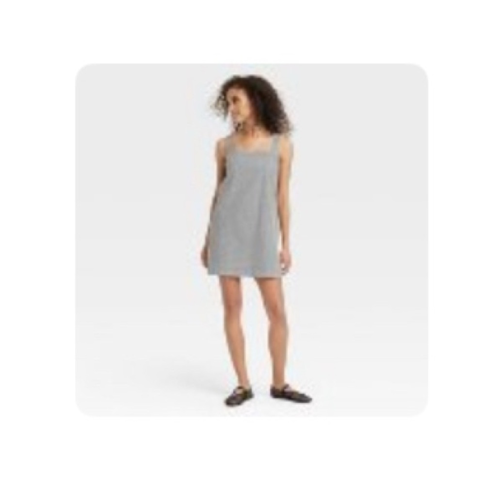 A New Day Mini Gingham Shift Dress